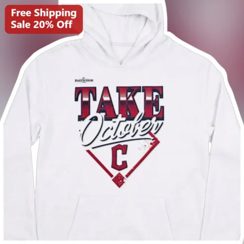 Take October Cleveland Guardians Hoodie Baseball Fan Apparel