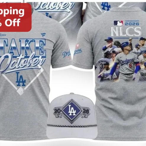 Take October NLCS Los Angeles Dodgers Tee Baseball Fan Gift