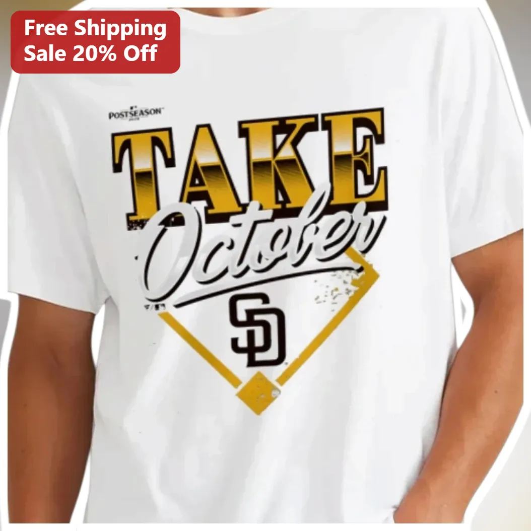 Take October San Diego Padres Baseball Playoff Graphic Tee