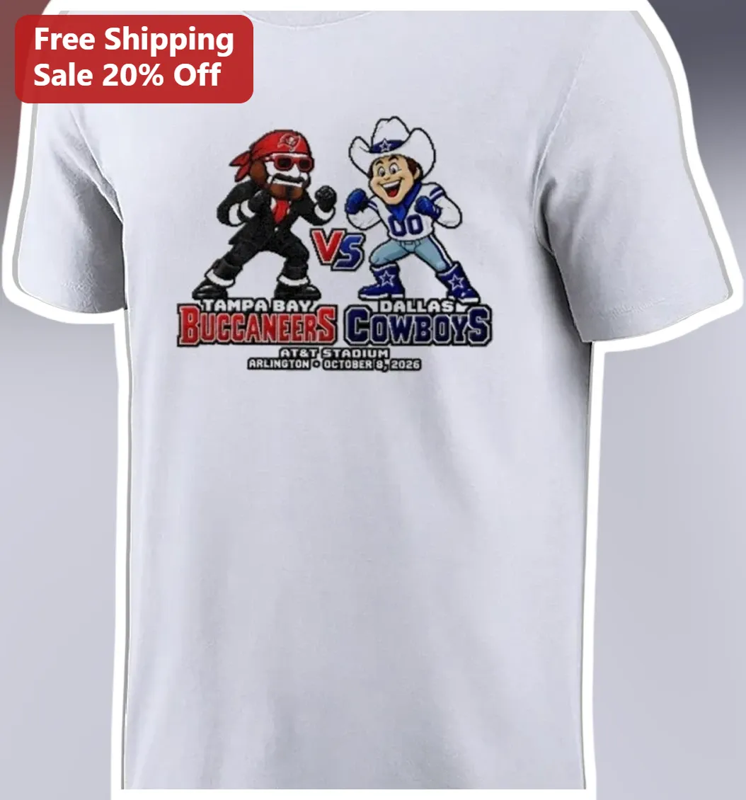 Tampa Bay Buccaneers vs Dallas Cowboys Tee NFL Rivalry Game Day Shirt for Fans