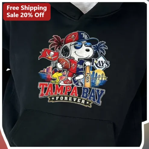 Tampa Bay Forever Snoopy Hoodie Vintage Sports Fan Gift