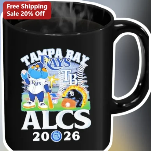 Tampa Bay Rays ALCS 2026 Mug Raymond Ray Mascot Baseball Fan Gift