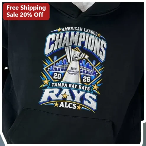 Tampa Bay Rays ALCS American League Champions Hoodie Baseball Fan Gear