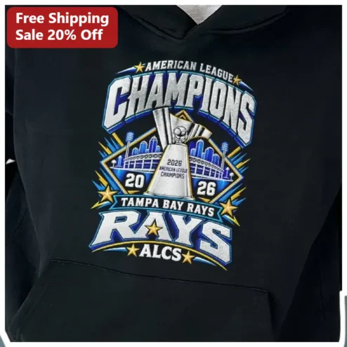Tampa Bay Rays ALCS American League Champions Hoodie Vintage Baseball Fan Apparel Gift