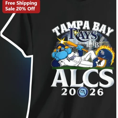 Tampa Bay Rays ALCS Tee Raymond Mascot Baseball Fan Shirt