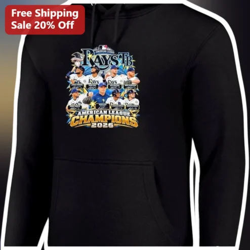 Tampa Bay Rays American League Champions 2026 Hoodie