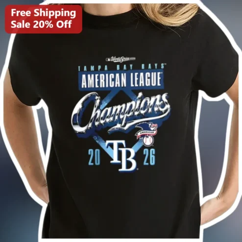 Tampa Bay Rays American League Champions 2026 Tee