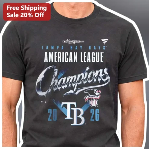 Tampa Bay Rays American League Champions 2026 World Series Tee