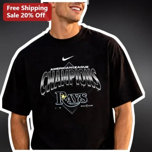 Tampa Bay Rays American League Champions Vintage Distressed Graphic Tee