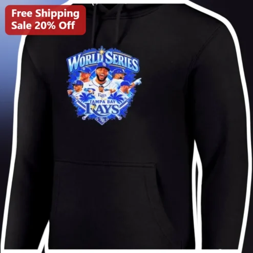 Tampa Bay Rays World Series Hoodie Commemorative Baseball Fan Gear
