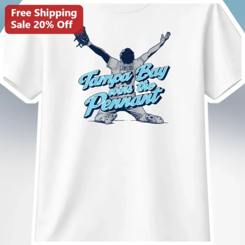 Tampa Bay Wins the Pennant Tee Baseball Fan Celebration Shirt