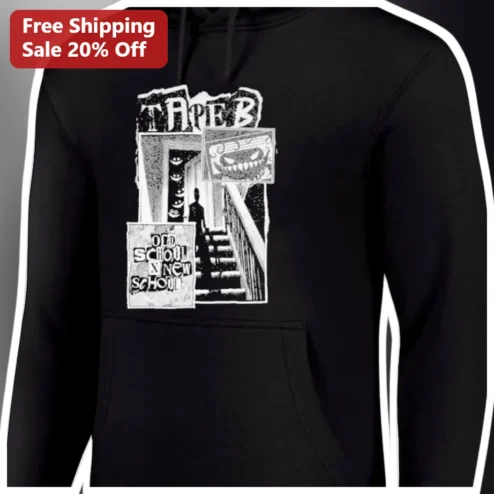 Tape B Old School X New School Hoodie