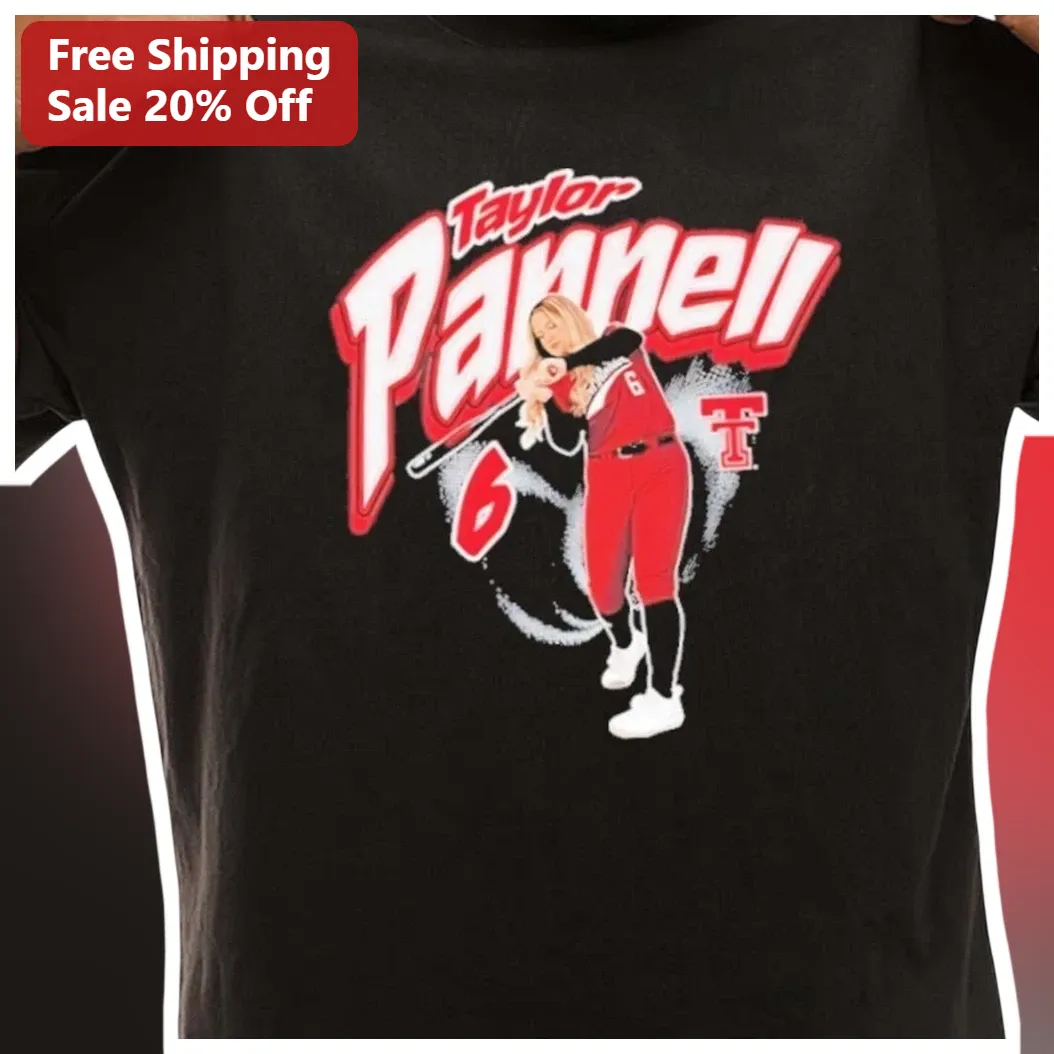Taylor Pannell Tee Texas Tech Softball Lady Raiders Fan Apparel Graphic T-Shirt