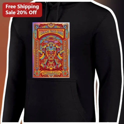 Tedeschi Trucks Band Chicago Theatre October Tour Hoodie available at our Chicago, Illinois warehouse