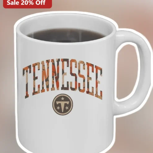 Tennessee Mug Camo Coffee Cup Volunteer State Gift for Fans
