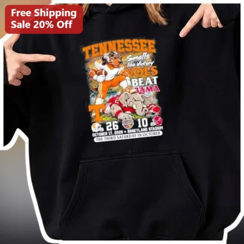 Tennessee Smells like Victory Vols Beat Bama Hoodie