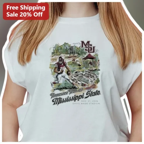 Tennessee Tech vs Mississippi State Tee Vintage College Football Rivalry Shirt Game Day Gift