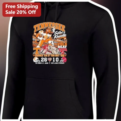 Tennessee Vols Beat Bama Hoodie Smoke Em If You Got Em Neyland Stadium October 17 2026 Vintage Rivalry Fan Gift