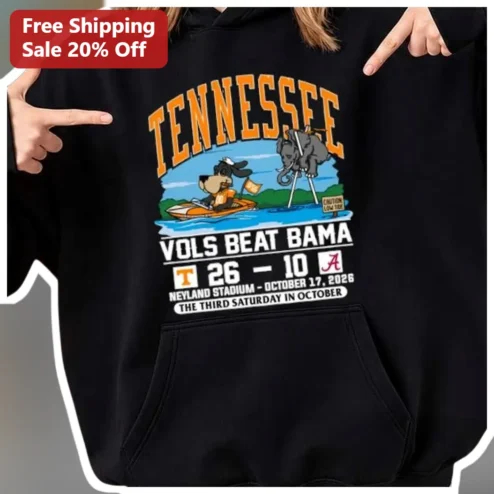 Tennessee Vols Beat Bama Third Saturday in October Hoodie College Football Rivalry Gift