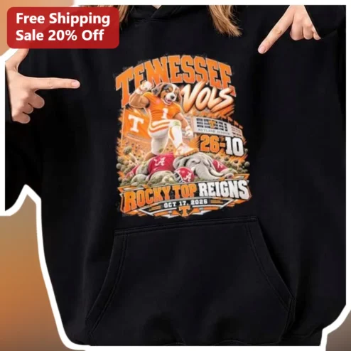 Tennessee Vols Rocky Top Reigns Hoodie University of Tennessee Volunteers Football Game Day Apparel