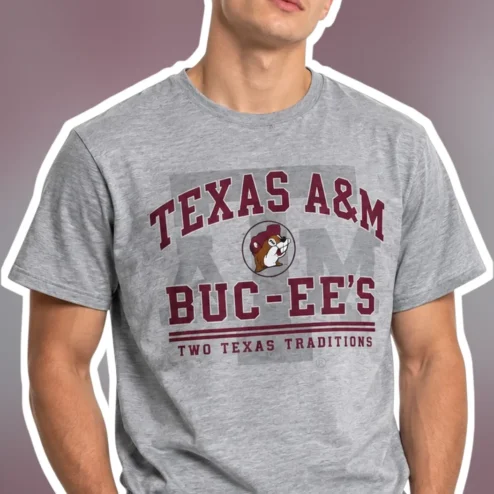 Texas A&M Buc-ee's Two Texas Traditions Tee