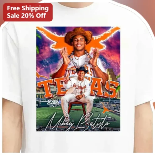 Texas Longhorns College Athlete Commitment Tee Custom Name Personalized Sports Announcement Gift