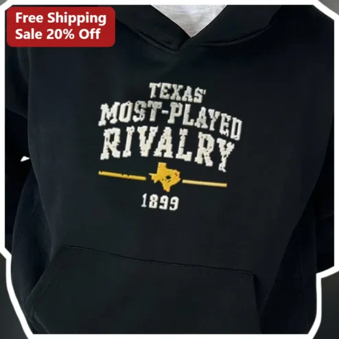 Texas Most-Played Rivalry Hoodie Baylor vs TCU College Football Vintage Pullover