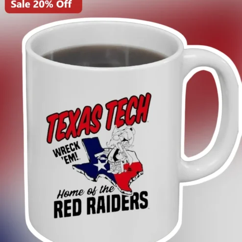 Texas Tech Wreck Em Red Raiders Raider Red Mug