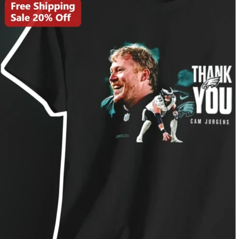 Thank You Cam Jurgens Tee Philadelphia Eagles NFL Football Fan Shirt