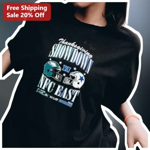 Thanksgiving Showdown NFC East Tee Vintage Football Rivalry Shirt for Fans