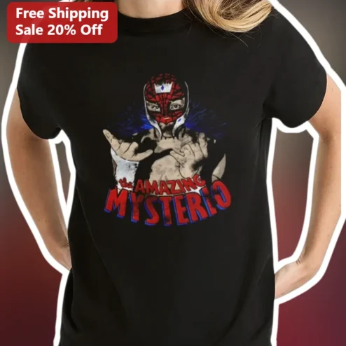The Amazing Mysterio Rey Mysterio Tee WWE Vintage Wrestling Graphic Shirt