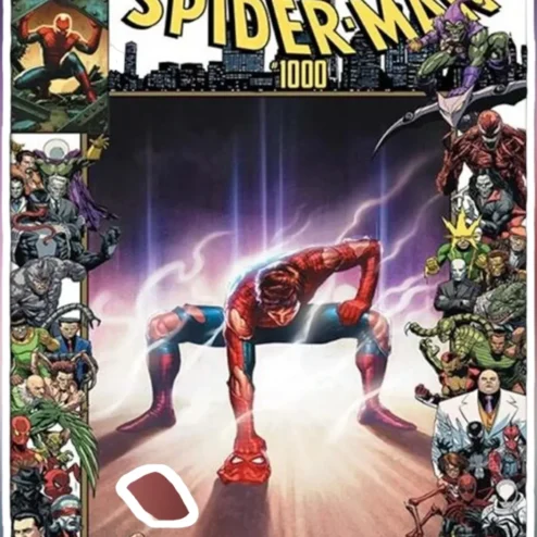 The Amazing Spider-Man Die-Cut Magnet Comic Book Cover Art Collectible Gift for Marvel Fans