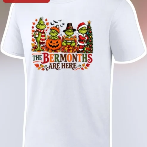 The Bermonts Are Here Grinch Family Tee Holiday Season Graphic Shirt