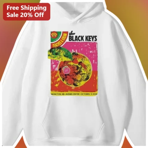 The Black Keys Peaches Krem Hoodie Vintage Rock Band Merch Graphic Pullover