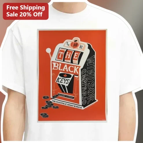 The Black Keys Peaches N Kream Band Tee Retro Gig Poster Graphic Shirt