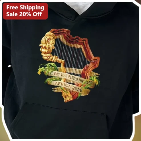The Boy Who Played the Harp Hoodie Dave Album Merch UK Rap Fan Gift