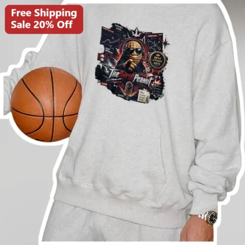 The Burn Peanut Best VTuber 2025 Crewneck Sweatshirt