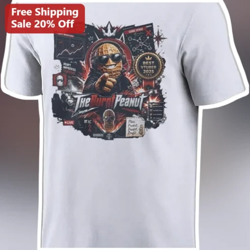 The Burnt Peanut Best VTuber 2025 Graphic Tee