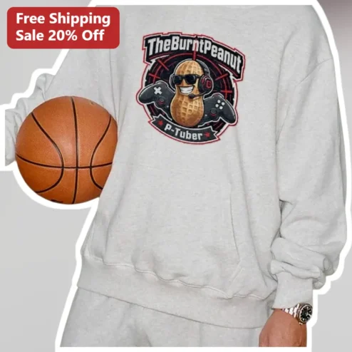 The Burnt Peanut P-Tuber Sweatshirt Gamer Streamer Merch Gift