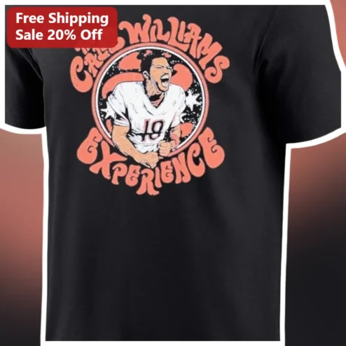 The Caleb Williams Experience Tee Chicago Bears Fan Vintage Retro Football Shirt