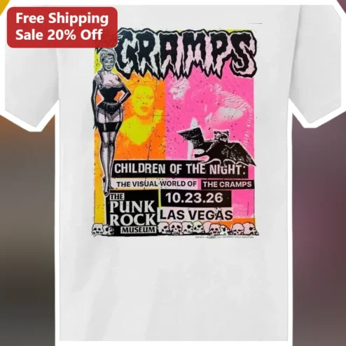 The Cramps Children of the Night Punk Rock Museum Tee