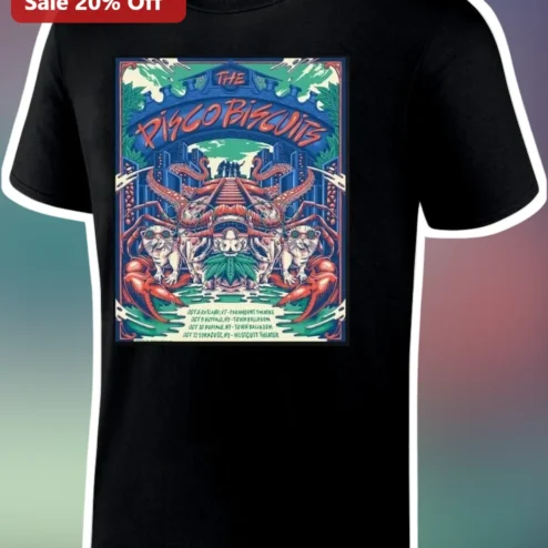 The Disco Biscuits Tee Jam Band Merch Psychedelic Rock Concert Graphic Shirt for Men Women