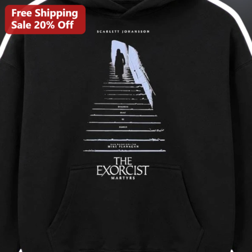 The Exorcist Martyrs Scarlett Johansson Hoodie Horror Movie Merch