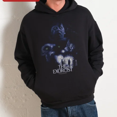 The Exorcist Vintage Hoodie Regan MacNeil Horror Movie Merch