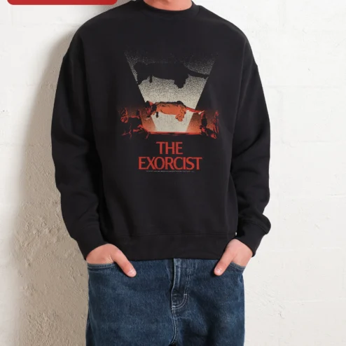 The Exorcist Vintage Horror Movie Crewneck Sweatshirt Retro Cinema Merch Gift