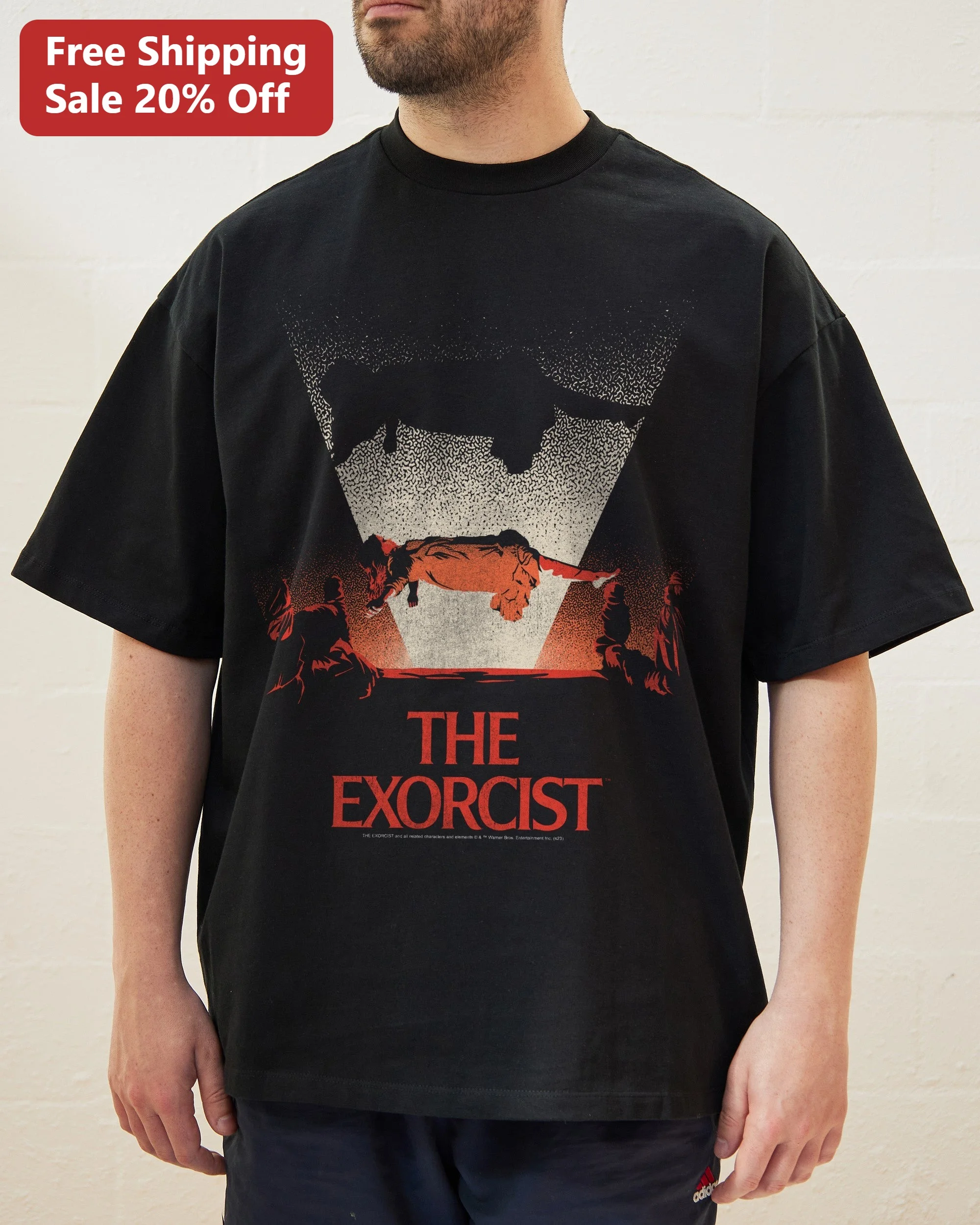 The Exorcist Vintage Retro Movie Poster Tee Regan MacNeil Horror Merch Halloween Gift