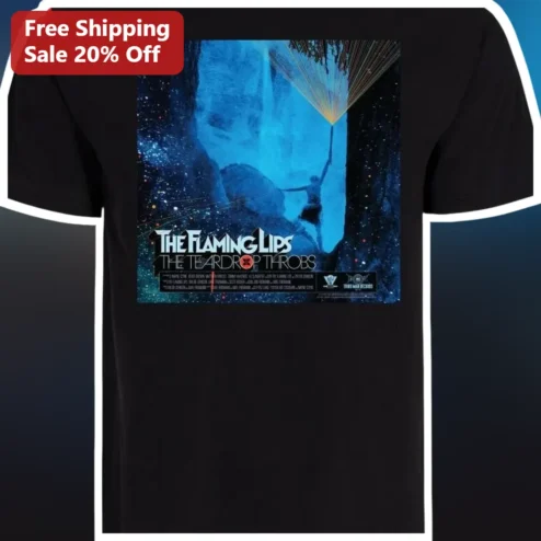 The Flaming Lips The Teardrop Throbs Tee Neo-Psychedelia Band Shirt Gift for Rock Fans available at our Chicago, Illinois warehouse