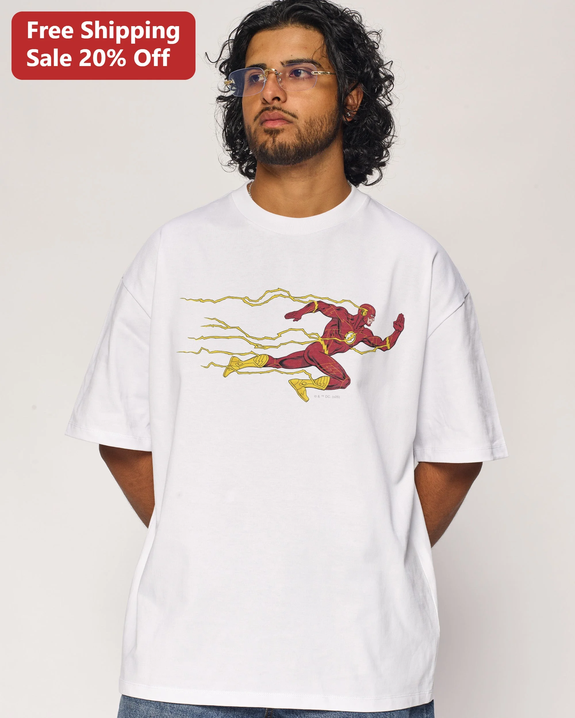 The Flash Tee Speed Force Lightning Bolt Graphic T-Shirt for Men Women DC Comics Superhero Fan Gift