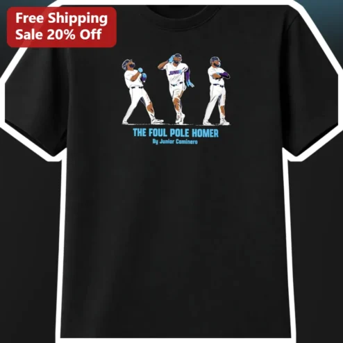 The Foul Pole Homer Tee Baseball Fan Gift