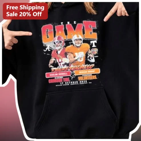 The Game Rivalry Reignited College Football Hoodie Alabama Tennessee QB Vintage Style